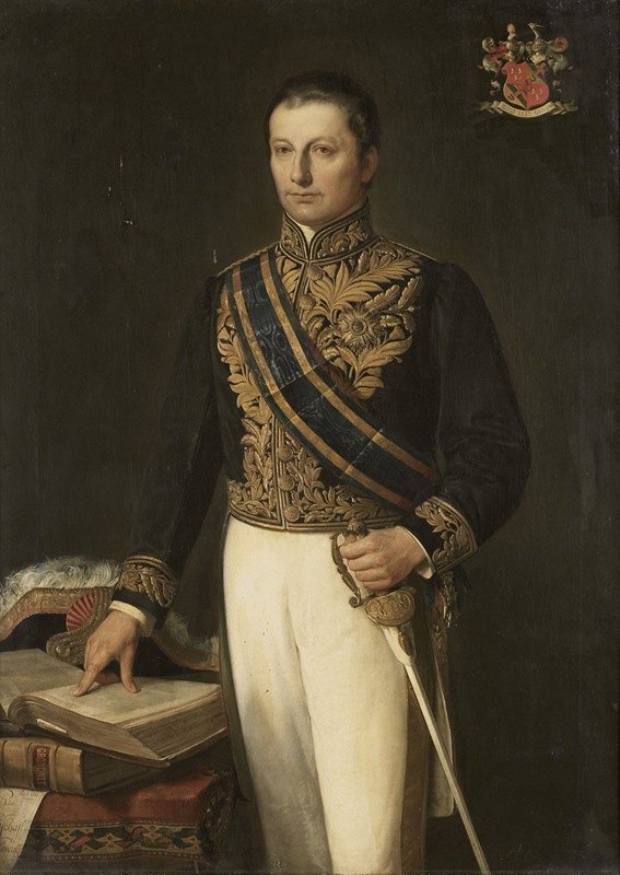 科内利斯·西奥多罗斯·埃洛特（1767-1841）。总专员（1816-1819）`Cornelis Theodorus Elout (1767~1841). Commissaris~generaal (1816~19) (c. 1883) by Andries van den Berg