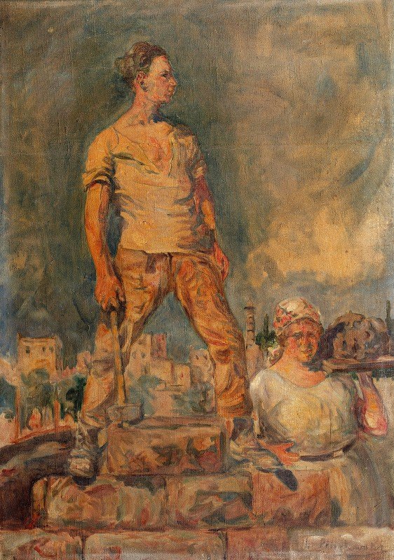 劳动者`The Labourer by Leopold Pilichowski