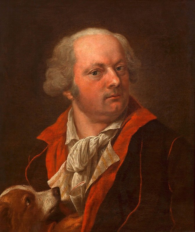 弗兰兹·卡尔·布罗克曼（演员）`Franz Carl Brockmann (Schauspieler) (around 1790) by Josef Lange