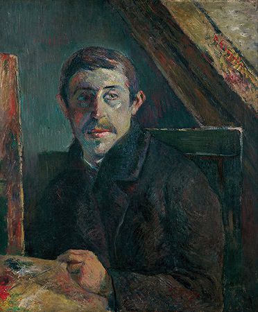 自画像`Self~Portrait (1885) by Paul Gauguin