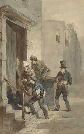 债权人`The Creditors (c. 1855 ~ 1856) by Matthijs Maris