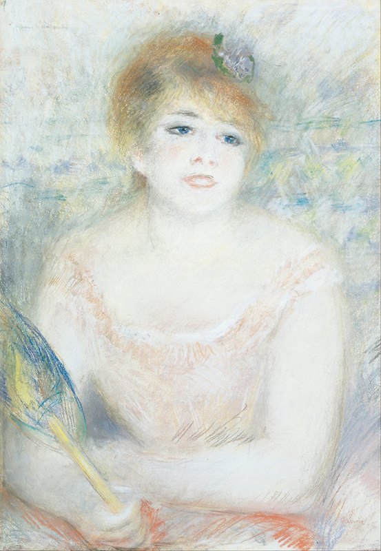 珍妮·萨马里女士`Mlle. Jeanne Samary (1878) by Pierre-Auguste Renoir
