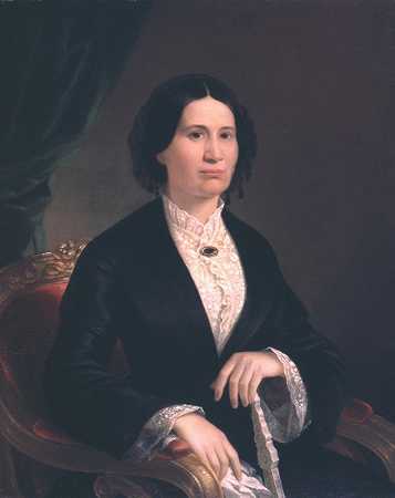 苏珊·皮克林·贝米斯`Susan Pickering Bemis (ca. 1852) by Constantino Brumidi