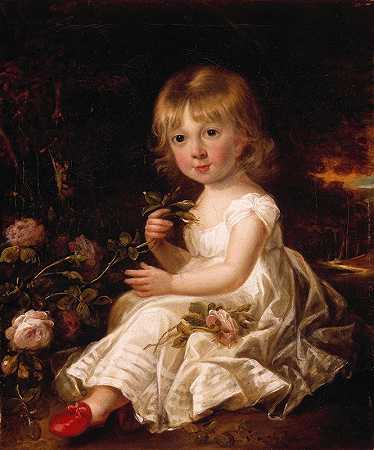 少女画像`Portrait of a Young Girl by William Beechey