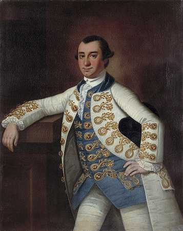 小巴纳德·艾略特上校。`Colonel Barnard Elliott, Jr. (circa 1766) by Jeremiah Theus