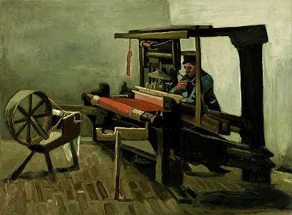 织工`Weaver (1884) by Vincent van Gogh