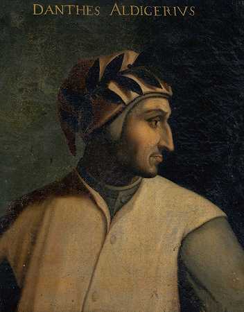 但丁·阿利吉耶里画像`Portrait of Dante Alighieri