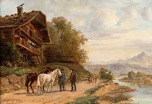 19世纪的绘画。· by 
										Ludwig Müller-Cornelius