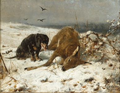 奥托·盖布勒，19世纪的绘画。· by Otto Gebler