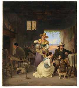19世纪的绘画。· by 
										Albert Küchler