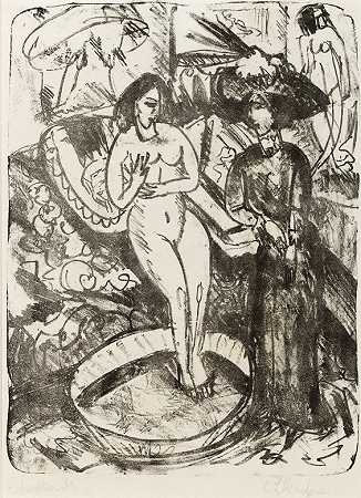 恩斯特·路德维希·基什内尔-现代` by Ernst Ludwig Kirchner