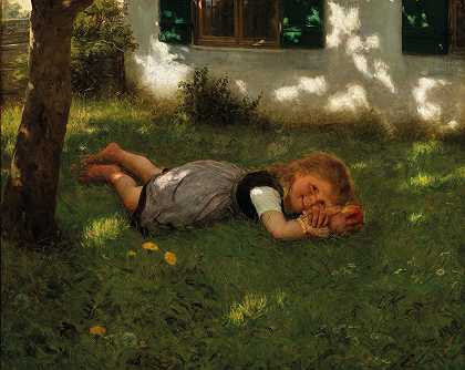 卡尔·冯·伯根：《19世纪的绘画》。· by Carl von Bergen