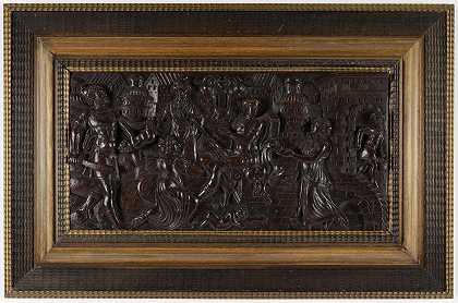 浮雕\’所罗门的审判“，德国西北部/荷兰，约1600年阿塔图姆` by Reliefbild "Urteil des Salomon", nordwestdeutsch/ niederländisch, um 1600