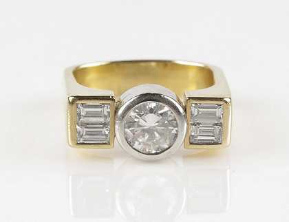 漂亮的钻石戒指，姐姐。约1.65克拉秋季拍卖` by Brillant Diamantring, zus. ca. 1,65 ct