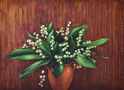 铃兰`Lily of the valley (1937) by Lafayette F. Cargill
