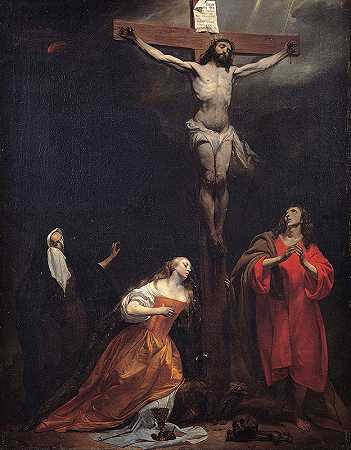 钉死在十字架上`Crucifixion (1660 ~ 1665) by Gabriel Metsu