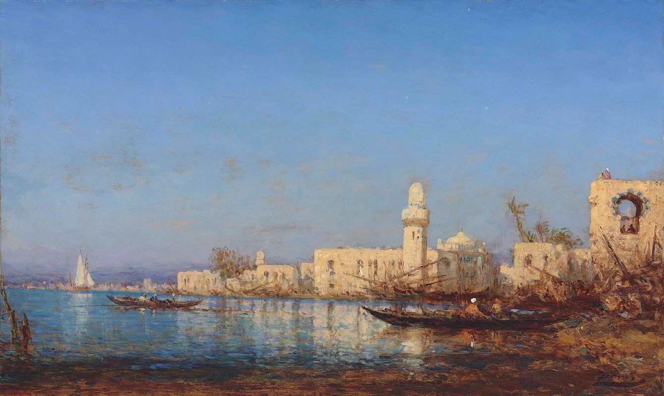 的黎波里非洲`Tripoli Afrique by Félix Ziem