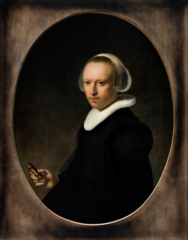 一位39岁女性的肖像`Portrait of a 39~year~old Woman (1632) by Rembrandt van Rijn
