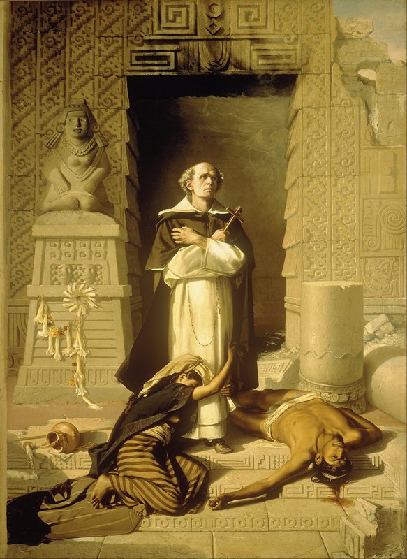 巴托洛缪·德拉斯卡斯修士`Fray Bartolomé de las Casas (1875) by Félix Parra