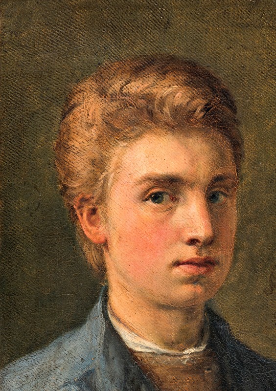 自画像`Self~portrait (1863) by Holger Roed