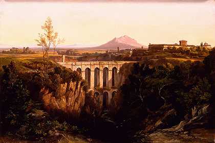 西维塔卡斯特拉纳酒店`Civita Castellana (1844) by Edward Lear