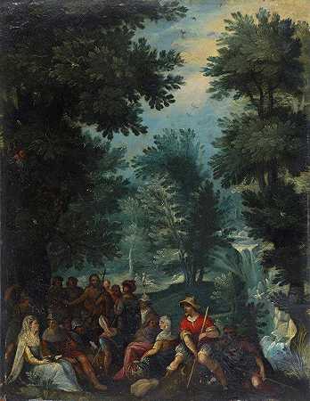 施洗约翰的布道`Sermon of John the Baptist (1600)
