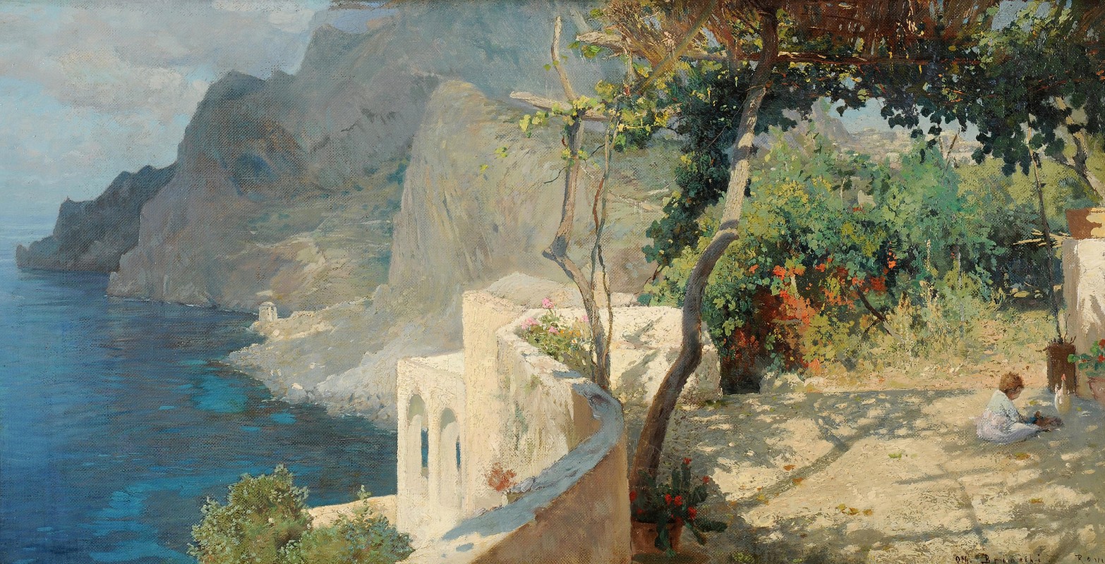 卡普里`Capri (circa 1900) by Othmar Brioschi
