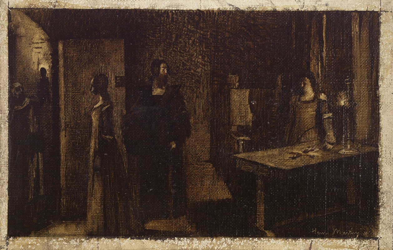 十字架酒店`Le crucifix (1887) by Henri Martin