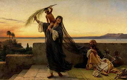 在尼罗河，1894年`At the Nile, 1894 by Karel Ooms