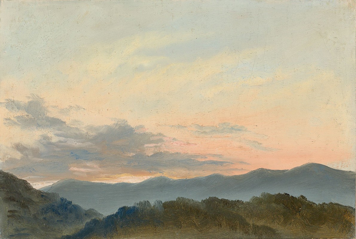 云研究`Wolkenstudie (1830~1840) by Carl Gustav Carus