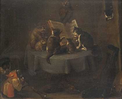 戴维·泰尼尔斯d.J.（安特卫普1610-1690布鲁塞尔）的继承` by David Teniers d. J. (Antwerpen 1610-1690 Brüssel) Nachfolge
