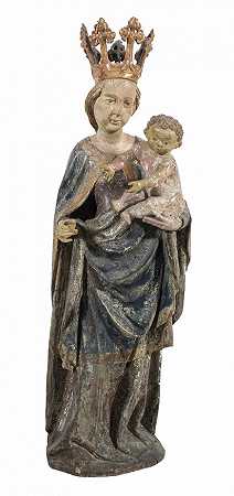 麦当娜有孩子，奥地利/南德，2岁。15块半。` by Madonna mit Kind, Österreichisch/Süddeutsch, 2. Hälfte 15. Jahrhundert