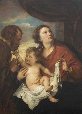 Anthonis van Dyck（1599-1641）1900年左右的模仿者，` by Anthonis van Dyck (1599-1641) Nachahmer um 1900