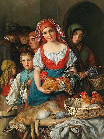 19世纪的绘画。 by Maria Mathilde Esch