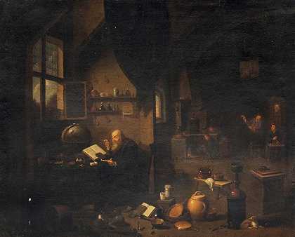 戴维·泰尼尔·d·J.复活节的继任者` by David Teniers d. J., Nachfolge
