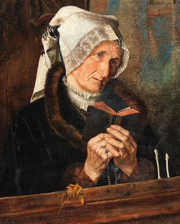 Marianne Preindlsberger Stokes，19世纪的绘画。 by Marianne Preindlsberger-Stokes