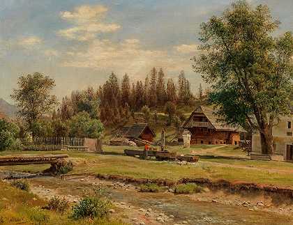 路德维希·哈劳斯卡：《19世纪的绘画》。 by Ludwig Halauska