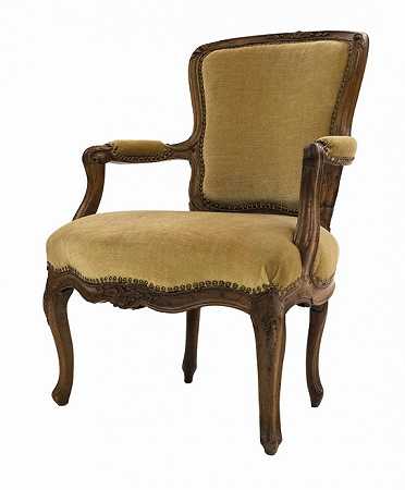 巴洛克式扶手椅，2。18岁半。在19世纪，` by Barocker Armsessel, 2. Hälfte 18. Jahrhundert