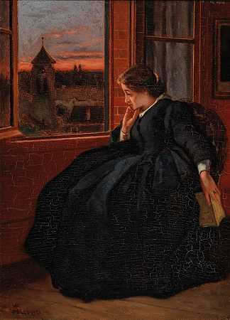 阿尔弗雷德·史蒂文斯：《19世纪的绘画》。 by Alfred Stevens