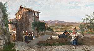 Michele Cammarano，19世纪的绘画。 by 
										Michele Cammarano