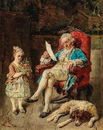 约瑟夫·伊曼纽尔·韦瑟，绘画d.19。c。` by Joseph Emanuel Weiser