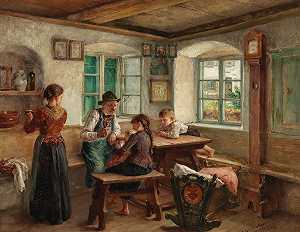 Arthur HutschenRuther，19世纪的绘画。c。` by 
										Arthur Hutschenreuther