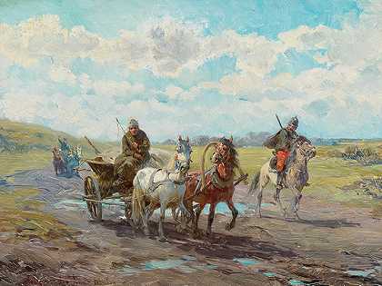 弗里茨·范德维恩，19世纪的绘画。c。` by Fritz van der Venne