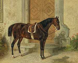 尤根·亚当，19世纪的绘画。c。` by 
										Eugen Adam