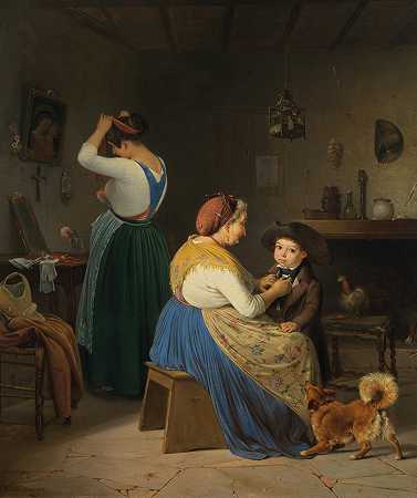 阿尔伯特·库奇勒：《19世纪的绘画》。 by Albert Küchler