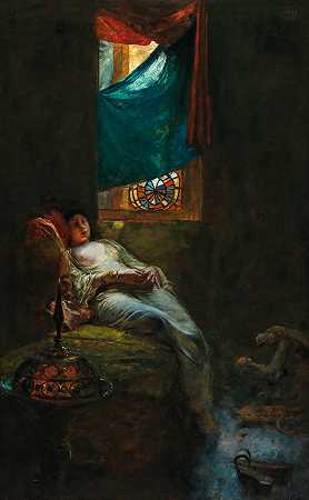 费迪南德·马克斯·布雷特，19世纪的画作。 by Ferdinand Max Bredt