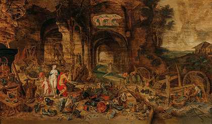 约翰·布鲁盖尔二世。工作坊，老大师2` by Jan Brueghel II. Werkstatt