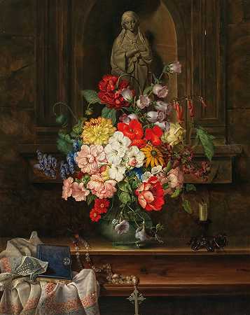 老利奥波德·布伦纳，19世纪的画作。 by Leopold Brunner der Ältere