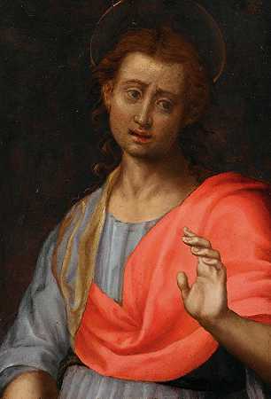 雅格布·卡鲁奇，庞托尔莫将军，老马斯特斯二世` by Jacopo Carucci, gen. Pontormo Umkreis
