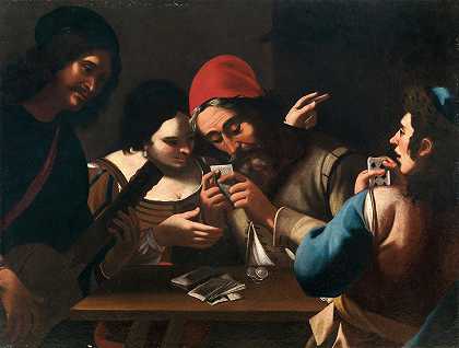 ` by Caravaggio-Nachfolger, 17. Jahrhundert